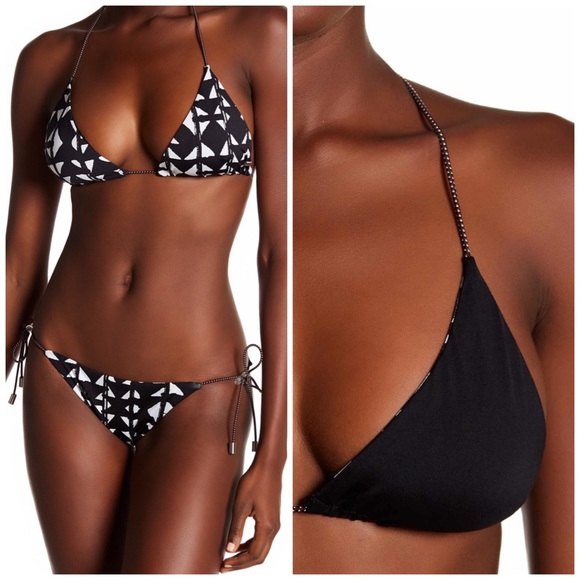 DOLCE VITA Zulu Reversible Triangle Bikini Top - Picture 2 of 6